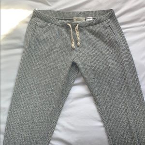 Anthropologie waffle knit joggers
